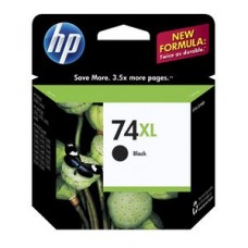 Genuine HP No. 74XL Black Ink Cartridge - XL - 18ml